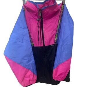 K-Way Pink and Blue Ski Jacket